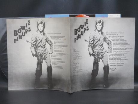 David Bowie Pin Ups Japan Tour ED LP BLUE & WHITE OBI
