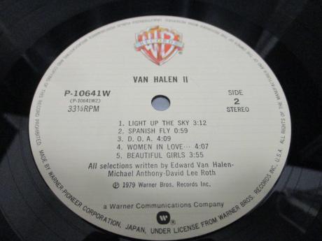 2. Van Halen 2nd II Japan Orig. LP OBI PIN-UP