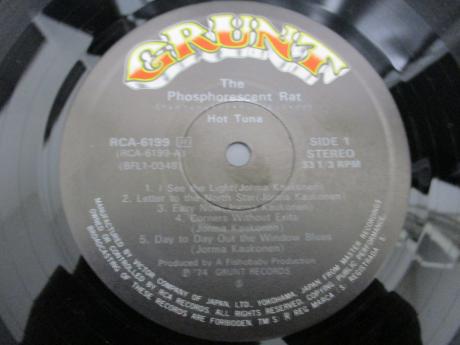 Hot Tuna Phosphorescent Rat Japan Rare LP OBI