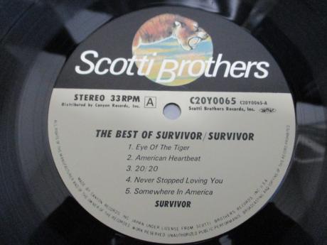 Survivor The Best Of Japan Orig. LP OBI INSERT