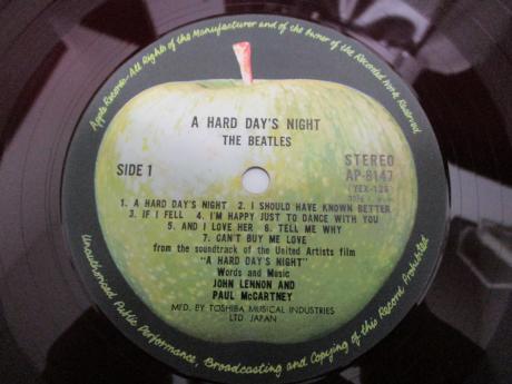 Beatles A Hard Day’s Night Japan Apple 1st Press LP DIF RED WAX