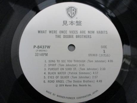 Doobie Brothers What Were Once Vices Are Now Habits Japan Orig. PROMO LP OBI WHITE LABEL