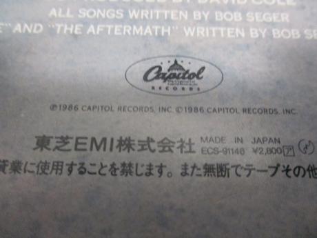 Bob Seger & the Silver Bullet Band Like a Rock Japan Orig. PROMO LP OBI