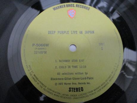 Deep Purple Live in Japan Japan Orig. 2LP OBI
