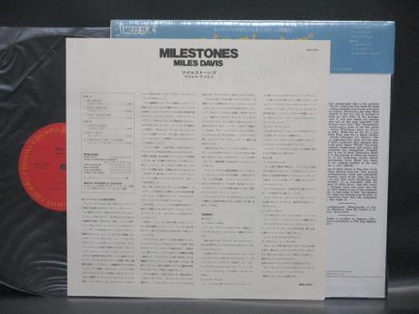 Miles Davis Milestones Japan Rare LP CAP OBI SHRINK