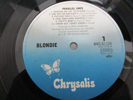 Blondie Parallel Lines Japan Orig. LP OBI INSERT