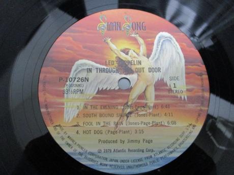 Led Zeppelin In Through the Out Door Japan Orig. LP OBI COMPLETE