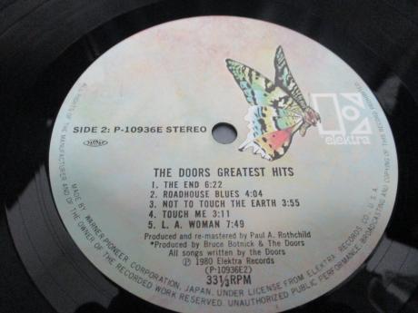 Doors Greatest Hits Japan Orig. LP OBI