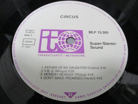 Mel Collins Circus Same Title Germany Orig. LP DIF COVER