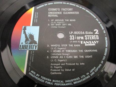 CCR Creedence Clearwater Revival Cosmo’s Factory Japan Orig. LP OBI G/F