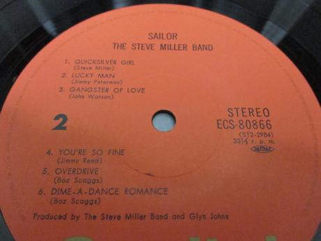 Steve Miller Band Sailor Japan Rare LP BLUE & PINK OBI
