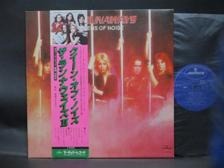 Runaways Queens of Noise Japan Orig. LP OBI RARE BIG POSTER