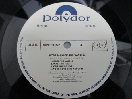 Hydra Rock the World Japan Orig. PROMO LP WHITE LABEL