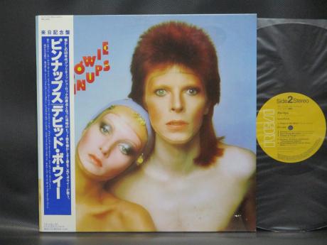 David Bowie Pin Ups Japan Tour ED LP BLUE & WHITE OBI
