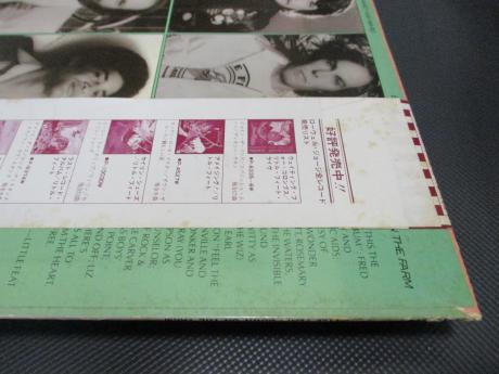 Little Feat Down on the Farm Japan Orig. PROMO LP OBI WHITE LABEL