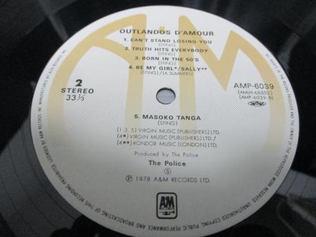 2. Police Outlandos d’Amour Japan Rare LP GREEN OBI