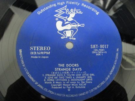Doors Strange Days Japan Orig. LP DIF INSERT