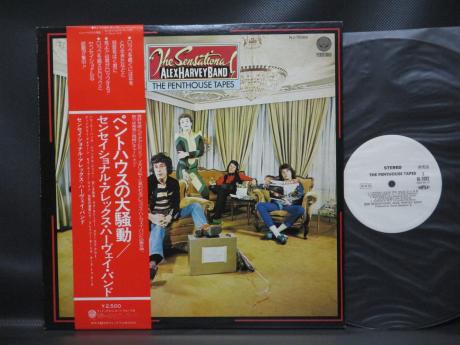 Sensational Alex Harvey Band Penthouse Tapes Japan Orig. PROMO LP OBI WHITE LABEL