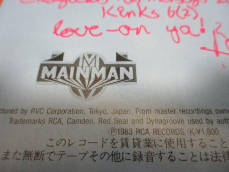 David Bowie Pin Ups Japan Tour ED LP BLUE & WHITE OBI