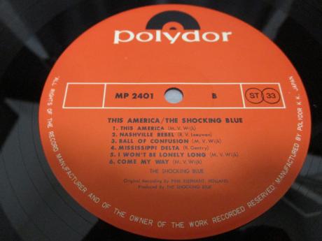 Shocking Blue This America ( Good Times ) Japan Orig. LP OBI DIF COVER