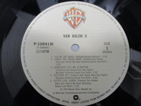 Van Halen 2nd II Japan Orig. LP OBI PIN-UP