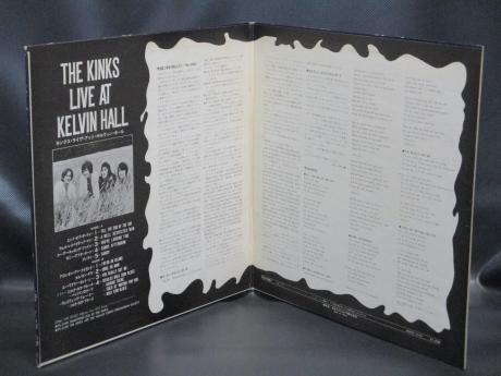 Kinks Live at Kelvin Hall Japan Orig. PROMO LP G/F DIF WHITE LABEL