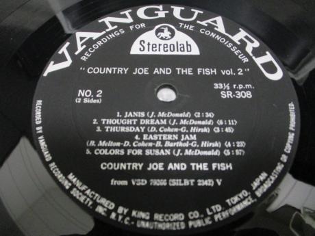 Country Joe And The Fish Vol.2 ( I-Feel-Like-I'm-Fixin'-To-Die ) Japan Orig. LP DIF