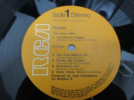 Guess Who Rockin’ Japan Orig. LP OBI G/F INSERT