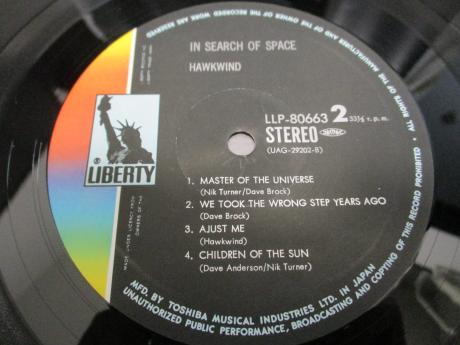 Hawkwind In Search Of Space Japan Orig. LP OBI BOOKLET