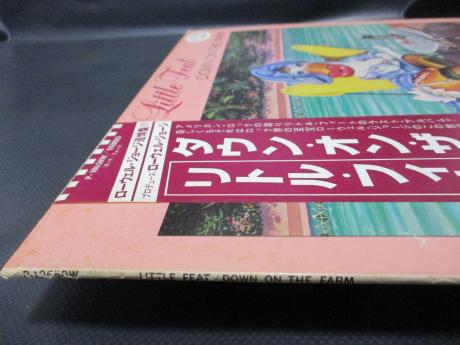 Little Feat Down on the Farm Japan Orig. PROMO LP OBI WHITE LABEL