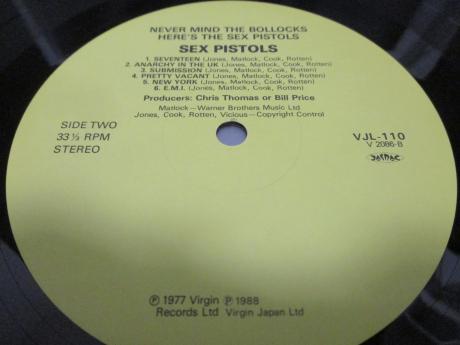 Sex Pistols Never Mind the Bollocks Japan LTD LP BLACK OBI