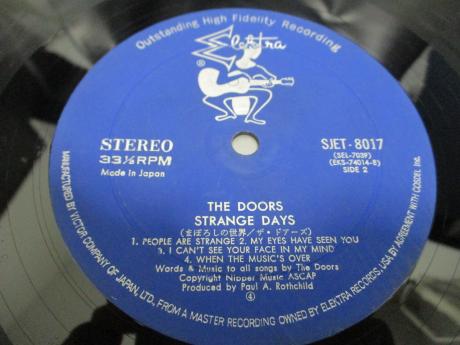 Doors Strange Days Japan Orig. LP DIF INSERT