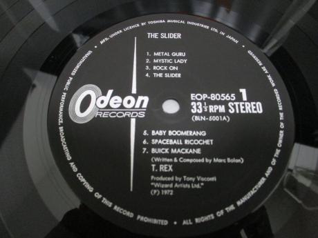 T.REX The Slider Japan Orig. LP OBI G/F BOOKLET