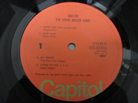 Steve Miller Band Sailor Japan Rare LP BLUE & PINK OBI
