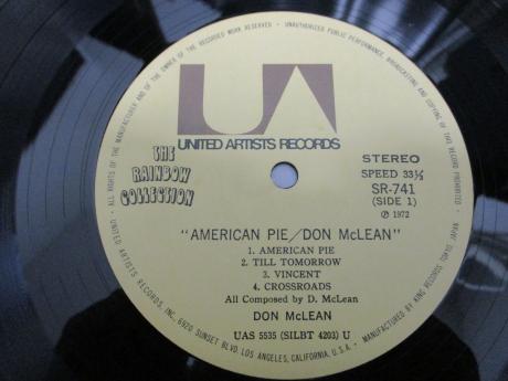 Don McLean American Pie Japan Orig. LP OBI
