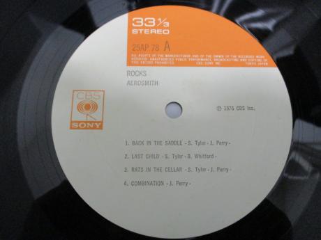 Aerosmith Rocks Japan Orig. LP OBI INSERT