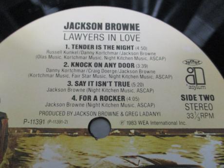 Jackson Browne Lawyers In Love Japan Orig. LP OBI