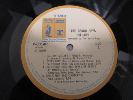 Beach Boys Holland Japan Orig. LP OBI INSERT