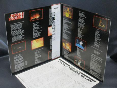 Gillan Double Trouble Japan Orig. PROMO 2LP OBI WHITE LABEL