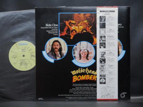 Motorhead Bomber Japan Rare LP RED OBI INSERT