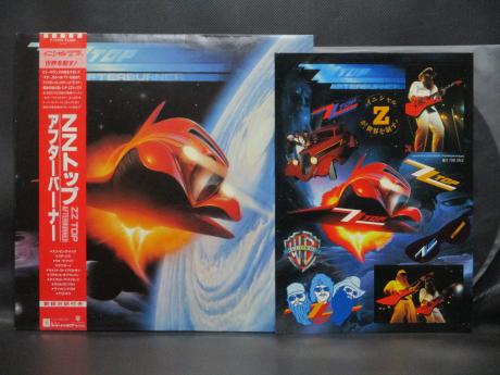 ZZ TOP Afterburner Japan Orig. LP OBI RARE STICKER SHEET