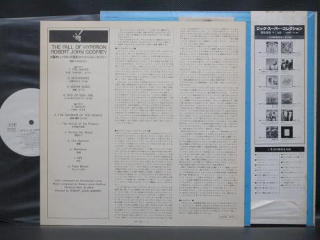 The Enid Robert John Godfrey Fall Of Hyperion Japan Orig. PROMO LP OBI WHITE LABEL