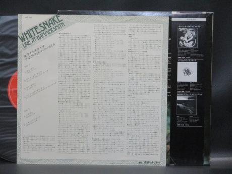 Whitesnake Live At Hammersmith Japan ONLY LP OBI RARE STICKER