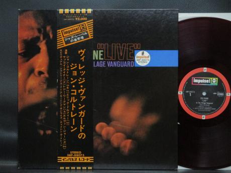 John Coltrane Live At The Village Vanguard Japan Rare LP OBI RED WAX