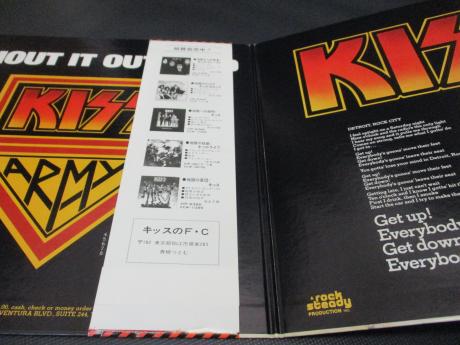 Kiss Destroyer Japan Rare LP OBI INSERT