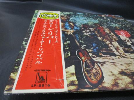 CCR Creedence Clearwater Revival Green River Japan Orig. LP OBI G/F INSERT