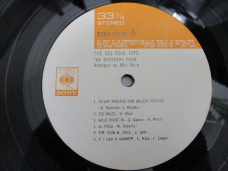 Brothers Four The Big Folk Hits Japan Rare LP CAP OBI SHRINK DIF