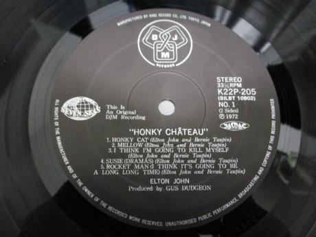 Elton John Honky Chateau Japan Rare LP BLUE OBI