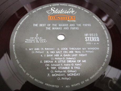 Mamas & Papas Best Of Japan ONLY COMPILATION LP RED WAX