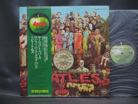 Beatles Sgt. Pepper’s Lonely Hearts Club Band Japan Forever ED LP GREEN OBI
